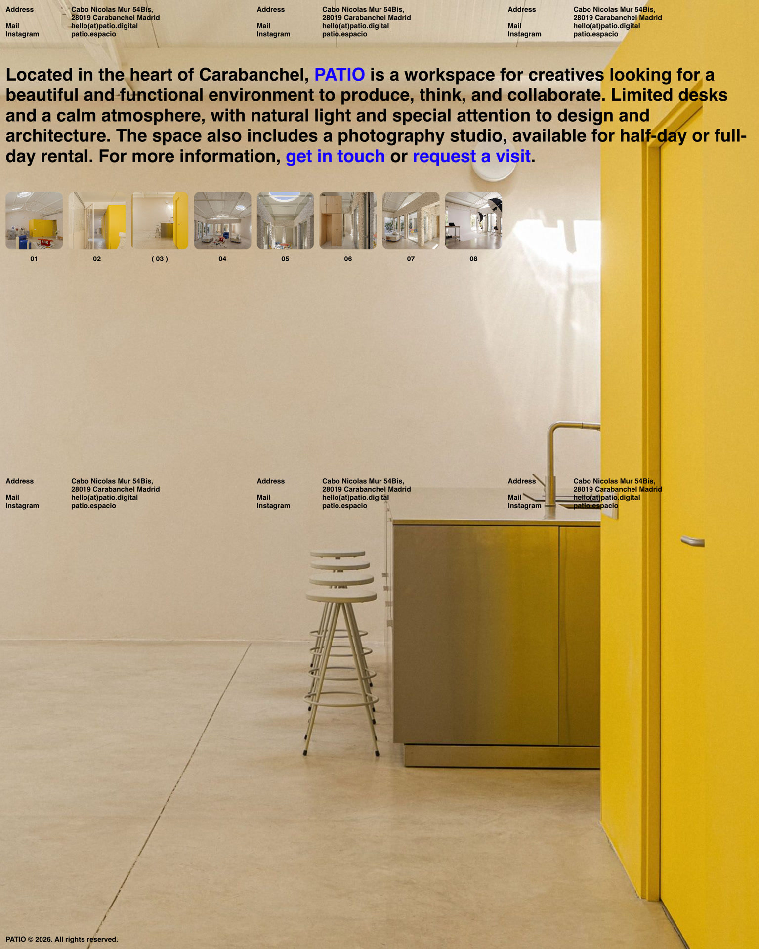 Pedro Ajo, work: Patio (fig. 4)